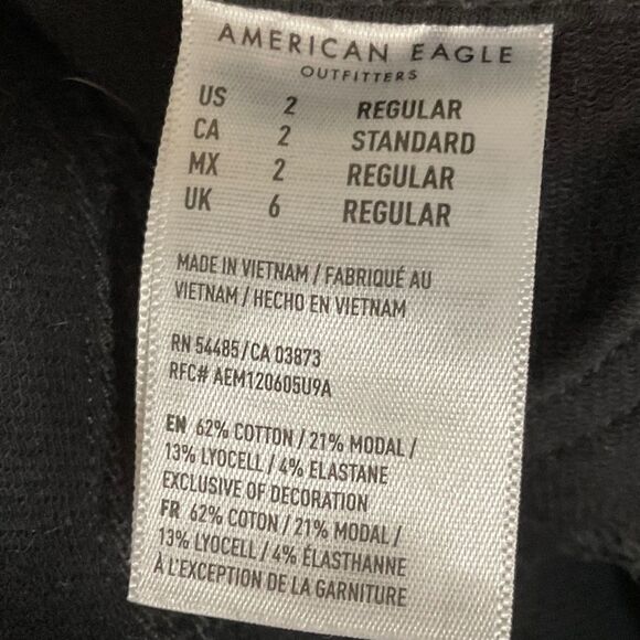 AE high rise super stretch skinny pants size 2 - Picture 6 of 6